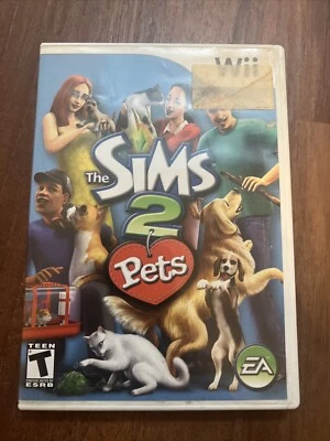 The Sims 2: Pets (Nintendo Wii, 2007) with Manual - Image 1 of 3