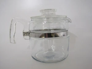 Vintage Pyrex 7754-B Glass Percolator Coffee Pot 4 Cup - See below - Picture 1 of 9