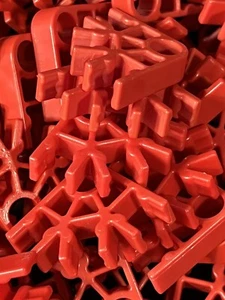 157 KNEX Red 3-way Connectors Parts K'NEX - Picture 1 of 3