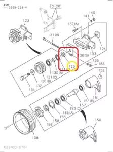 LAVADORA - Polea de cinturón de ventilador GENUINA ISUZU 1-13666020-0 (motor diésel 6bd1) - Imagen 1 de 4