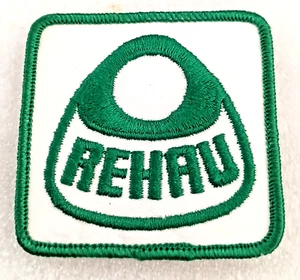 Vintage Rehau Group Plastics Canadian Cloth Jacket Hat Patch New NOS 1980s - Bild 1 von 3