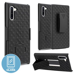 Für Samsung Galaxy Note10 Slim Armor Schale Holster Combo Gürtelclip Hülle + Display - Bild 1 von 6