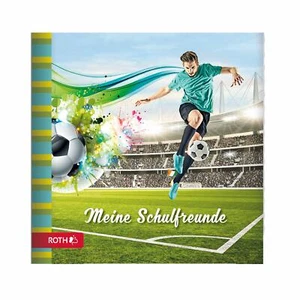 ROTH Freundebuch Fußballstar 165x165mm 64 Seiten Poesiealbum Schulfreunde Schule - Bild 1 von 1