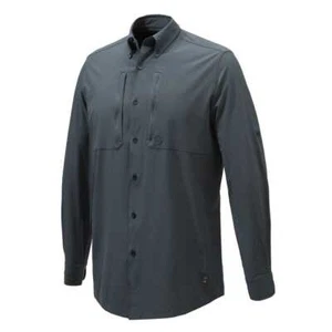 Beretta Plain Lightweight Shirt Ebony Medium LU901T216809ORM - Picture 1 of 4