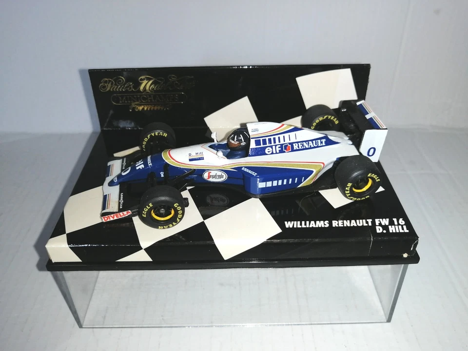 WILLIAMS RENAULT FW16 D.HILL COD.430 940001 MINICHAMPS SCALA 1/43 - Immagine 1 di 1