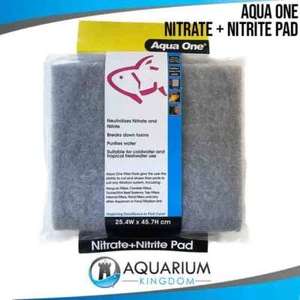 Aqua One Nitrate & Nitrite Pad Aquarium Filter Media Cut to Size Fish Tank 10458 - Picture 1 of 6