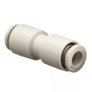SMC KQ2H06-00A PBT Push-to-Connect Tube Fitting Straight Union 6 mm Tube⊕IK OD - Picture 1 of 4