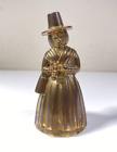 Vintage Brass Bell of a Welsh Lady in Traditional Costume Lovely Sound SEE VIDEO
