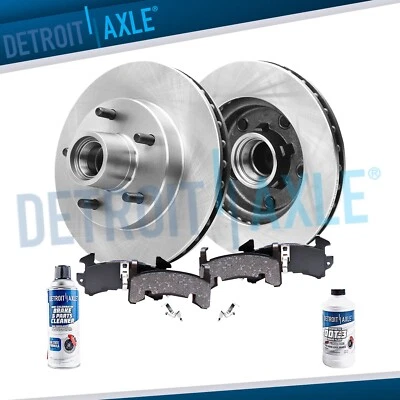10.51" Front Rotors Brake Pads for Chevy Malibu S10 Camaro GMC S15 Jimmy Sonoma - Image 1 of 4