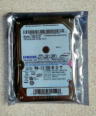 Samsung HM120HC 120GB 5400rpm IDE, ATA, PATA Laptop 2.5" Hard Drive - Image 1 of 2