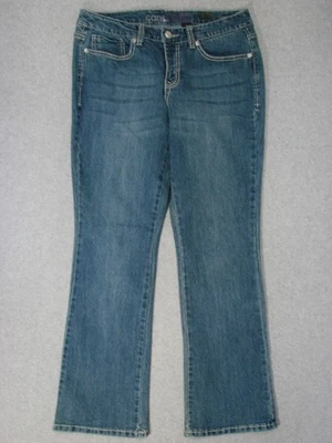 UB09430 **CODE BLEU** ANDREA BOOT CUT WOMENS JEANS sz8; NICE JEANS! - Image 1 of 4