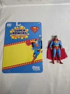 McFarlane Super Powers Superman Wave 9 W9 DC Universe 5" suelto con tarjetero - Imagen 1 de 6