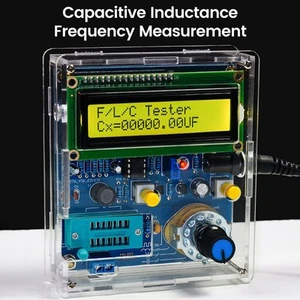 Acrylic Casing Digital Test Meter for Capacitors and Inductors DIY Kit - Afbeelding 1 van 25