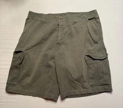 Shorts Woolrich Cargo Masculino 34 Bolsos Utilitários Externos Roupa de Trabalho Caminhada Dur Robusto - Imagem 1 de 4