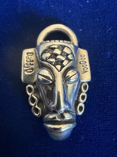 CHROME HEARTS Ciondolo Voodoo DaddyO stile cuori cromati argento sterling regina voodoo