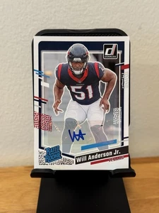 Will Anderson Jr. 2023 Panini Donruss #342 Rated Rookie RC Auto Texans Autograph - Picture 1 of 2
