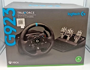 Logitech G923 Racing Wheel + Pedals Xbox One and PC Gaming + OVP TOP!*HÄNDLER* - Bild 1 von 19