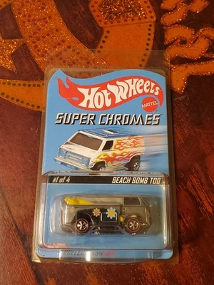 Hot Wheels 2004 Super Chromes Beach Bomb Too 11775 /12500 Red Line Tires #R.  - Image 1 of 4