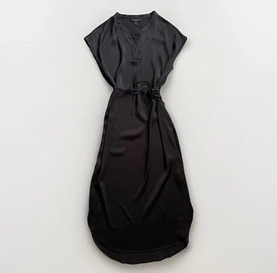 Banana Republic Women's Black Sleeveless Midi Dress EUC Removable Belt Size XS - Image 1 of 4