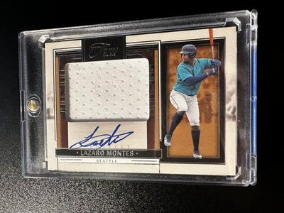 2024 Panini Three & Two Lazaro Montes Auto. SP #d 66/99. Seattle Mariners - Image 1 of 3