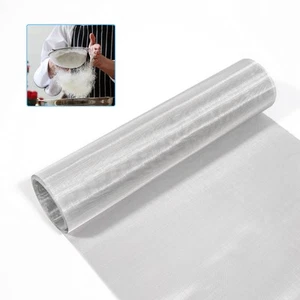 304 Stainless Steel Woven Wire 120 Mesh Fine Screen Mesh Steel Woven Mesh for Fi - Picture 1 of 6