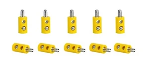 HO Scale Accessories - 6870 - Plugs yellow, 10 pieces - Bild 1 von 1