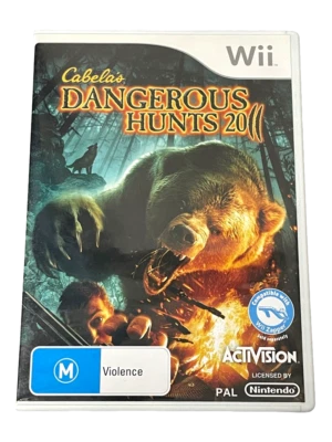 Cabela's Dangerous Hunts 2011 Nintendo Wii PAL *Complete* Wii U Compatible - Image 1 of 2