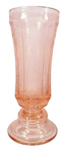 Indiana Glass Recollection Vase Pink Hurricane 42002 Repro Madrid Depression - Picture 1 of 7