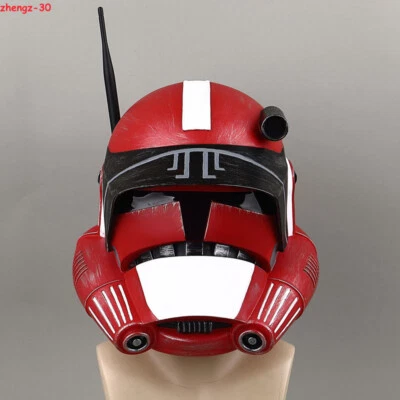 Star Wars：The Clone Wars 1:1 Halloween Helmet Cosplay PVC Mask Prop Replica Gift - Image 1 of 4