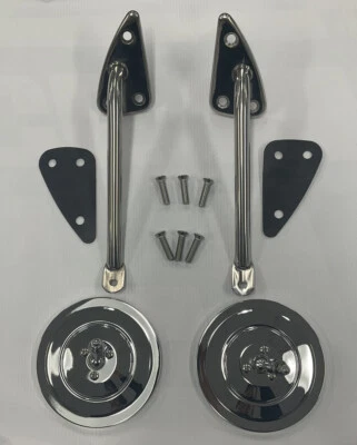 Kit de espejos retrovisores para camioneta Chevrolet GMC 1960 61 62 63 64 65 66 TORNILLOS Y JUNTAS ACANALADOS Foto 1 de 4