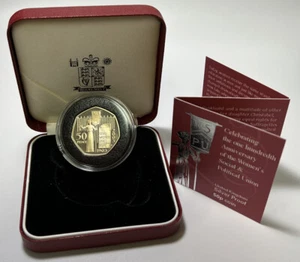 2003 Great Britain 50 Pence .925 Silver Proof Women's Social & Political Coin - Picture 1 of 4