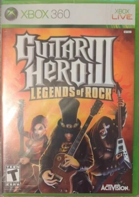 Guitar Hero III 3  Legends of Rock Microsoft Xbox 360 2007 "Not For Sale" SEALED - Image 1 of 4