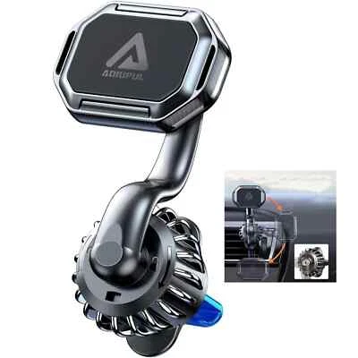 Universal Magnetic 360° Rotation Air Vent Car Mount Dashboard Phone Holder Truck - Image 1 of 3