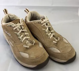 Cabela's 82-4333 Womens US 8 D Beige Suede Lace-Up Walking Hiking Shoes - Bild 1 von 9