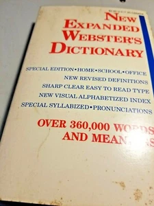 New Expanded Webster Dictionary 1988 vtg - Picture 1 of 4