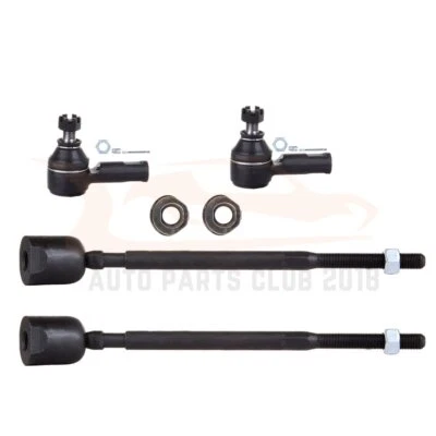 4pcs Front Inner & Outer Tie Rod End Steering Kit For 1989-1991 Pontiac Firefly Foto 1 de 4