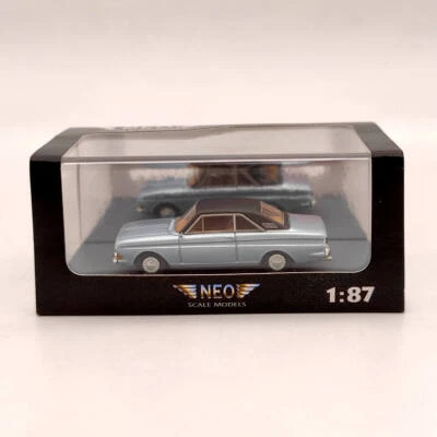 1/87 NEO SCALE MODELS Ford Taunus P6 Coupe Blue Resin Car Limited Collection - Image 1 of 4