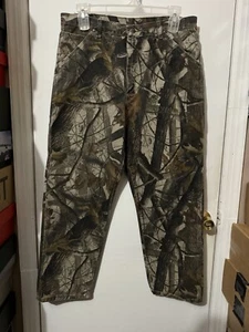 EUC Herren Vintage Wrangler Pro Ausrüstung Camouflage Echtbaum Hartholz Hose Jagd 36x30 - Bild 1 von 9