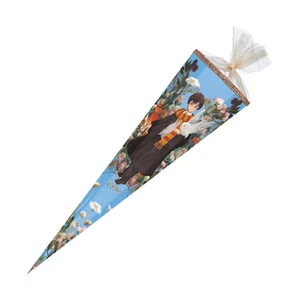 Schultüte HARRY POTTER Fantasy 85 cm 6-eckig Zuckertüte mit Glitzer-Borte & Tüll - Bild 1 von 1