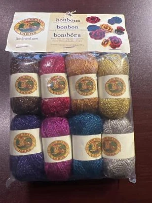 Lion Brand Yarns Bonbons - Multi-Color Acrylic Yarn Pack (SR403) - Image 1 of 2