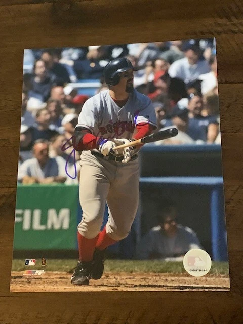 Jason Varitek  Autographed 8x10 Photo Pose 2 - Image 1 of 1