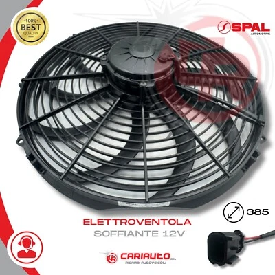 Ventilatore Soffiante Ventola Assiale Spal VA18-AP71/LL-42S, 12v Diametro 385 mm - Immagine 1 di 4