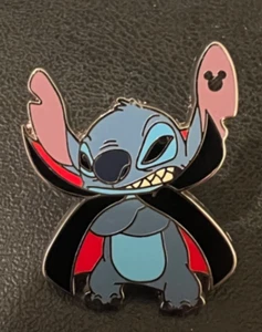 Disney Pin WDW 2024 Hidden Disney Stitch Holidays Halloween Vampire #163936 - Picture 1 of 3