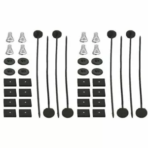 2 Set Car Electric Radiator Fan Mounting Kit Plastic Ties Straps Universal - Picture 1 of 12