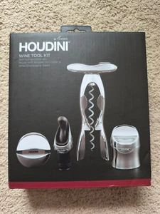 Houdini Wine Kit Bar Tool, 4 Piece Set, Chrome  W9426 - Picture 1 of 4