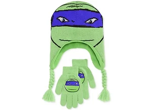 New Teenage Mutant Ninja Turtles Boys' or Little Boys' Hat & Gloves Set - Picture 1 of 1