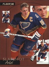 1994-95 Fleer Slapshot Artists #2 Brett Hull - NM-MT