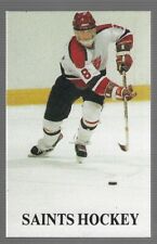 1987-88 St. Lawrence Saints University College Hockey Schedule !!!