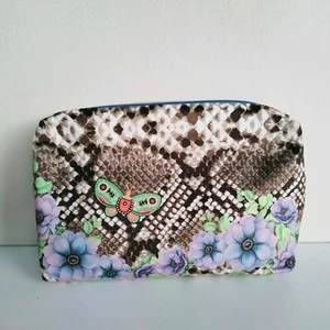 ESTEE LAUDER Snake Print Makeup Cosmetics Bag / Purse / Pouch, Brand NEW! - Picture 1 of 7