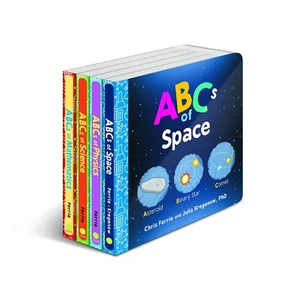 My First Science Library Abc's 4 Book Set by Chris Ferrie - Ages 3+ - Board Book
